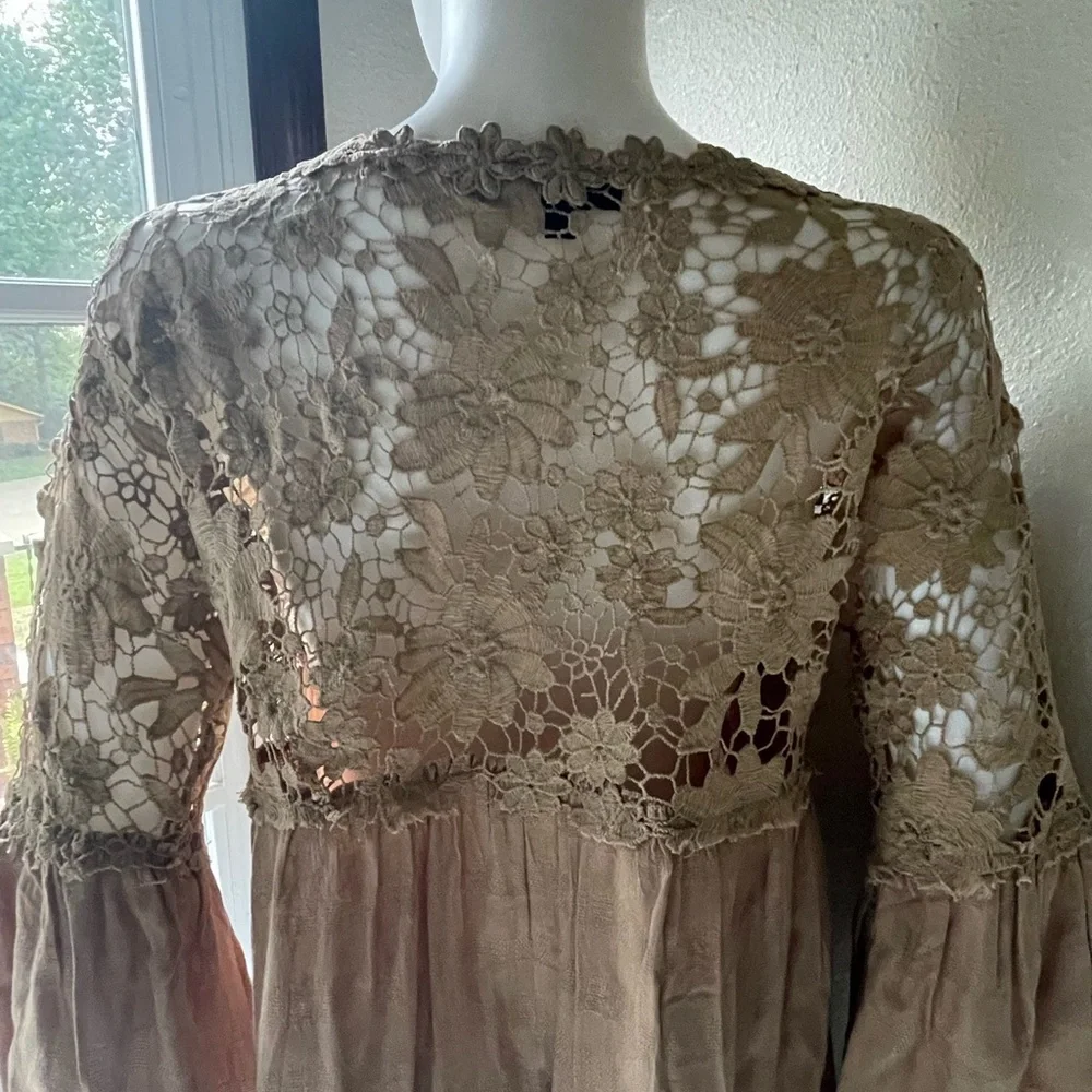 Vici floral lace button down top - Picture 7 of 9